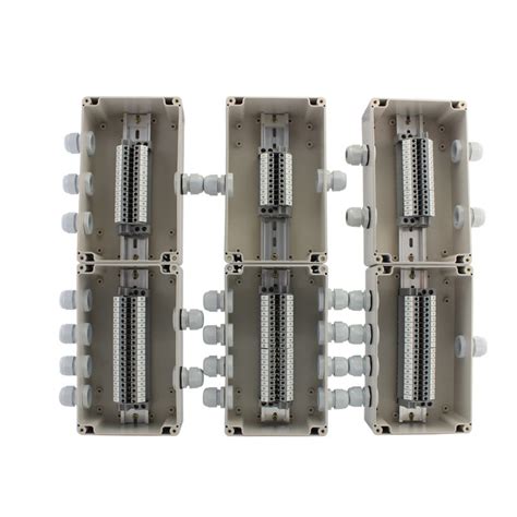 din rail terminal junction box|din rail single gang box.